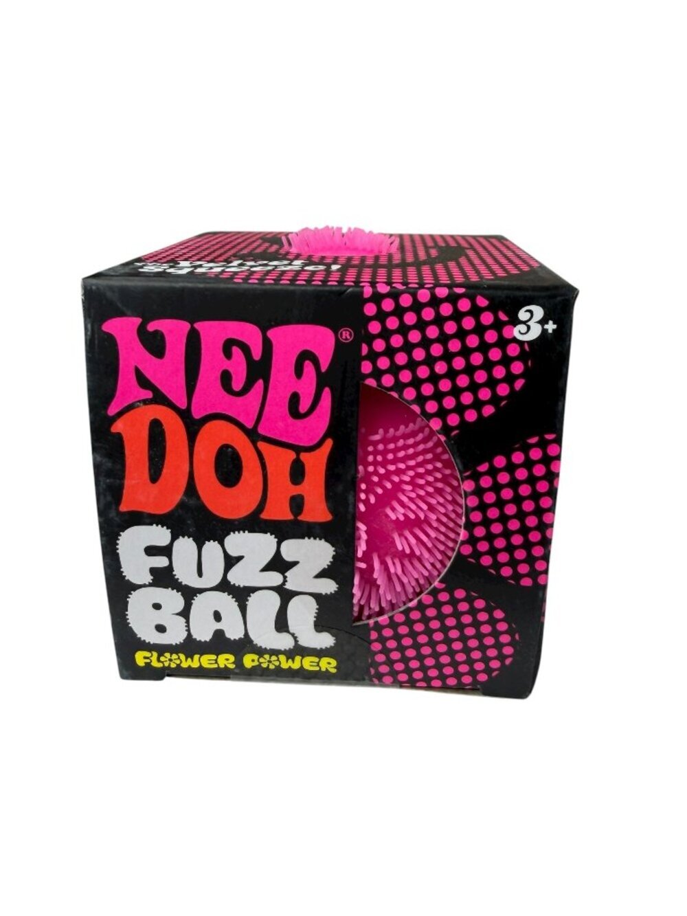 NeeDoh Fuzz Ball Flower Power The Velvet Squeeze New in Box RARE